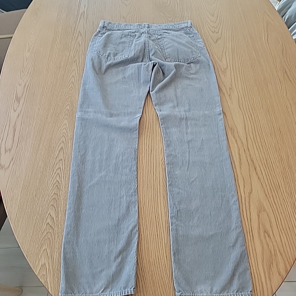 J.CREW Corduroy Pants Men's Slim Straight Gray Size‎ 32x34 Cotton - Picture 9 of 10